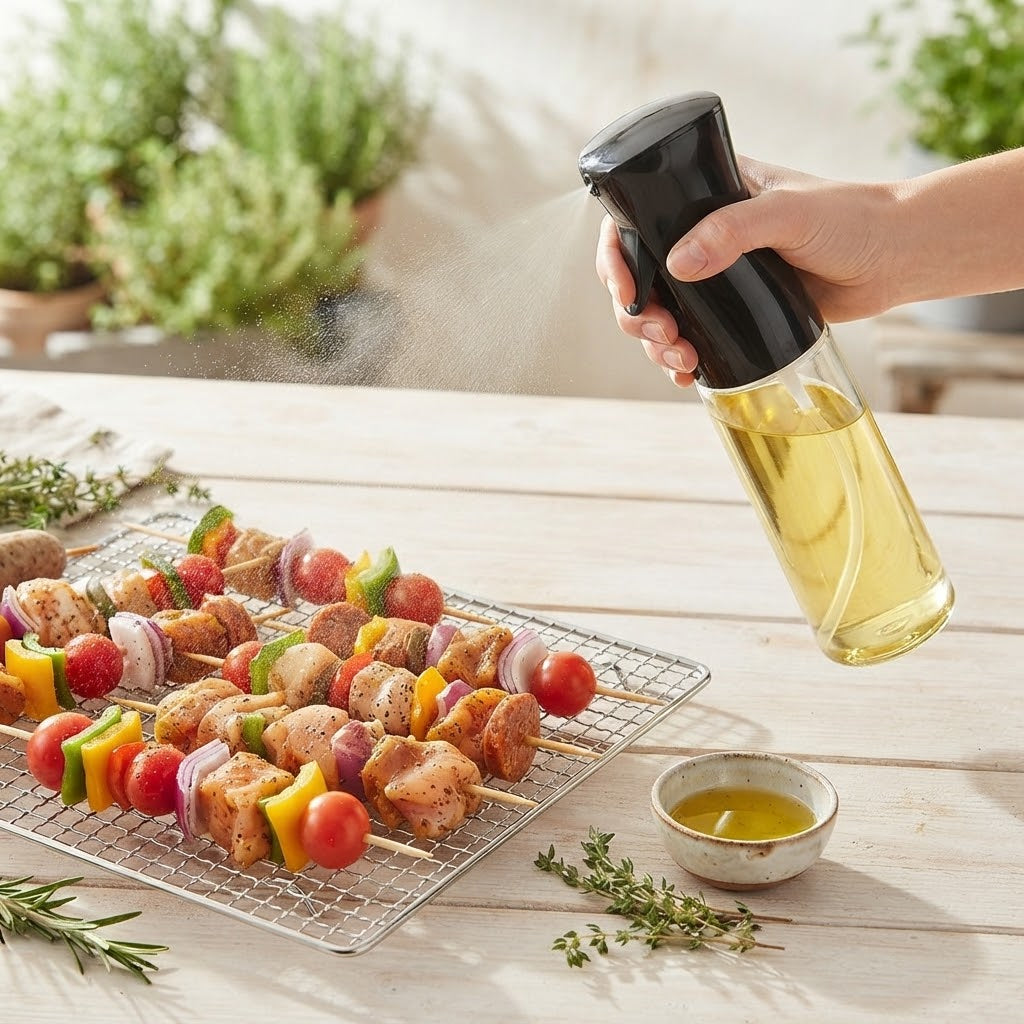 Spray Edible Oil Bottle 300ml – Kitchen Mister & Cooking Dispenser