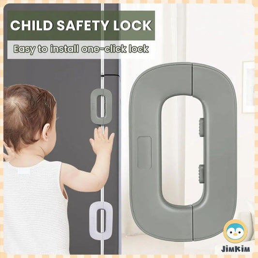 Child-Proof Refrigerator Lock | Double-Press Safety Lock
