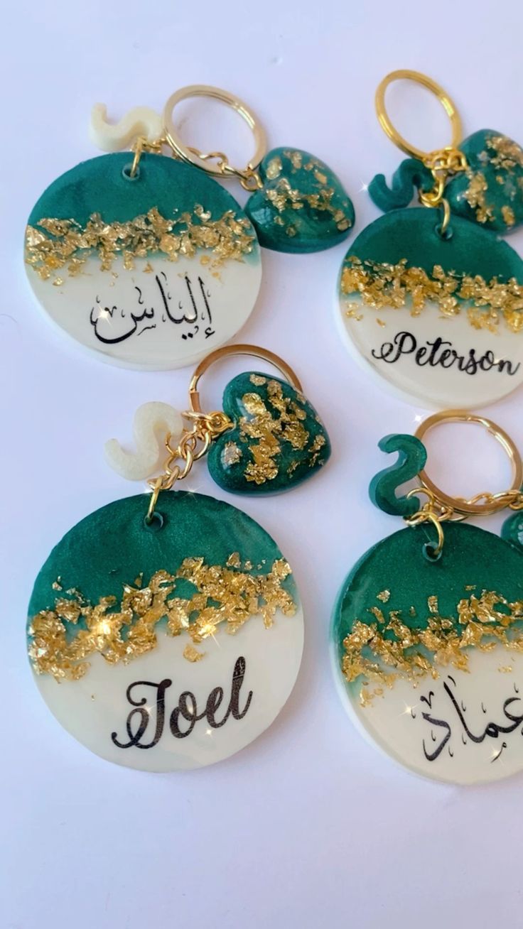 Personalized Handmade Resin Name Keychain/ Customized Keychains