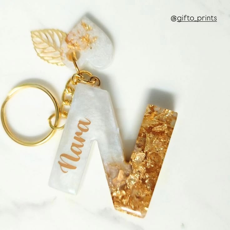 Personalized Handmade Resin Name Keychain/ Customized Keychains