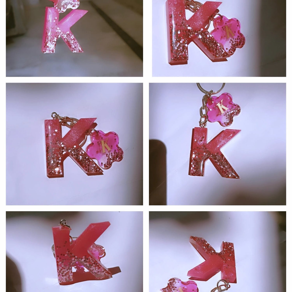 Personalized Handmade Resin Name Keychain/ Customized Keychains